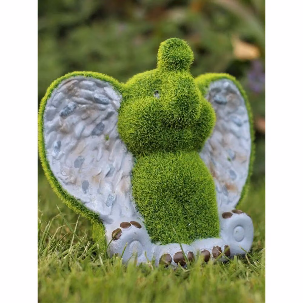 SPETLEK Green Elephant Garden Ornament – 3