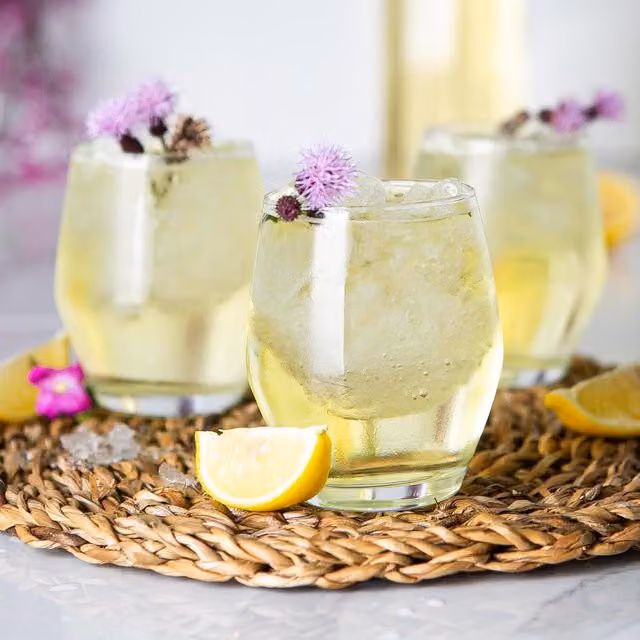LAV Yellow Transparent Glass Tumbler, 370 ml, Pack of 6