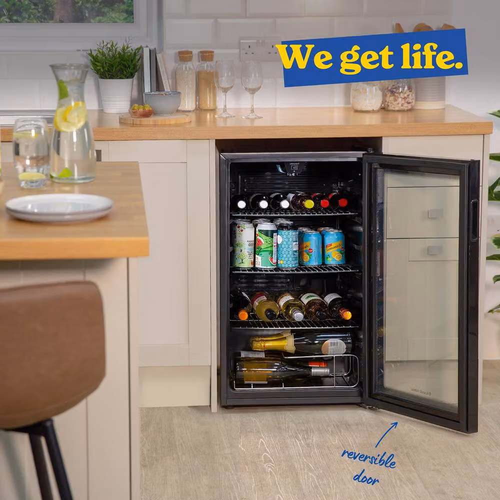 Russell Hobbs RH48BC101B Free Standing Drinks Cooler, 93L, Black – 5