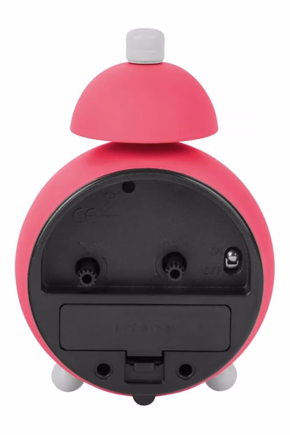 Present Time Karlsson Chaplin Retro Analog Bell Alarm Clock in Pink – 3