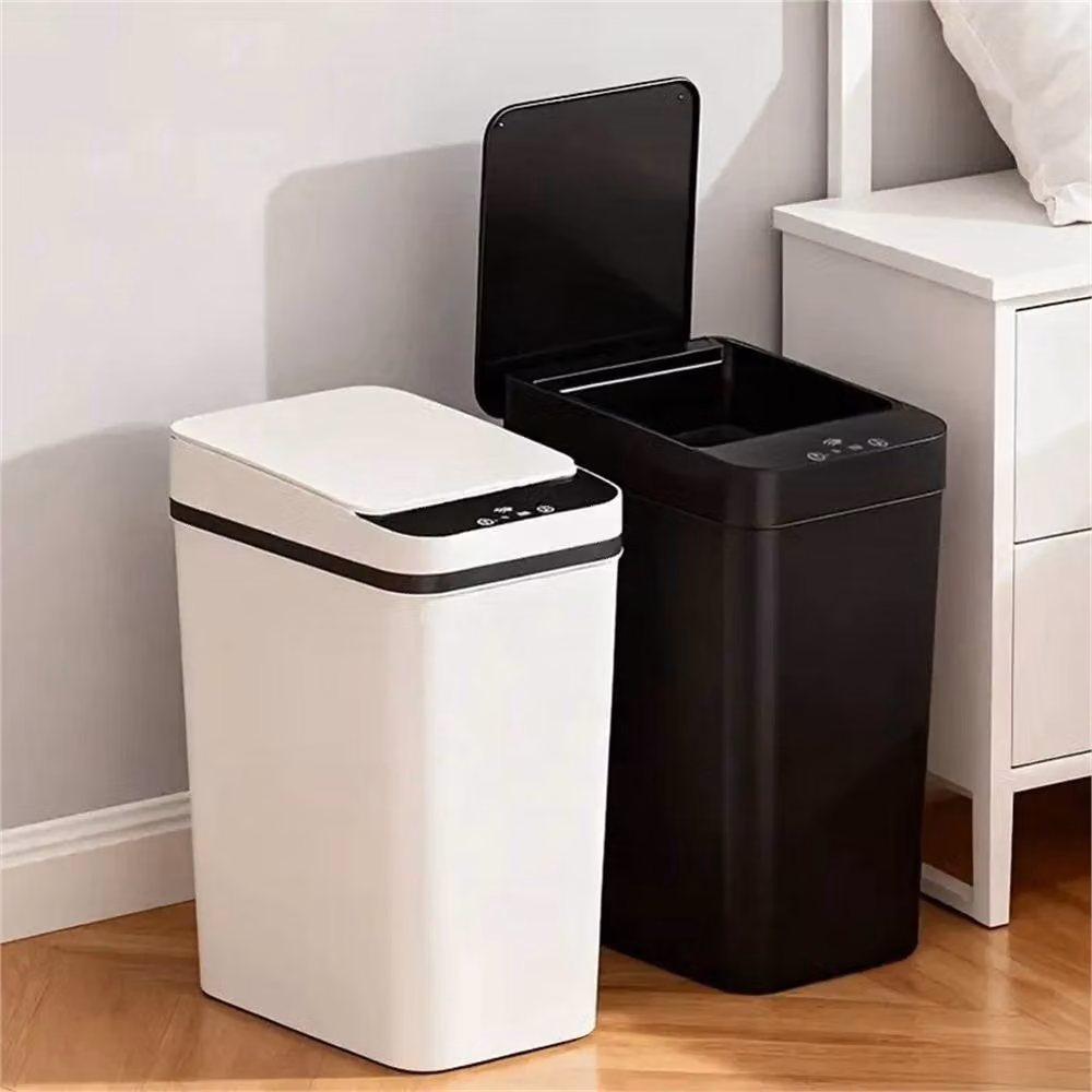Nordara 2-Piece Set 12L Smart Automatic Motion Sensor Touchless Trash Cans, Multicolour – 3
