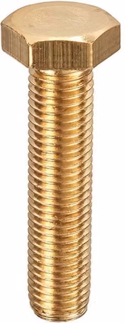 Unifix Gold Brass Hexagon Setscrews M6 x 30 mm