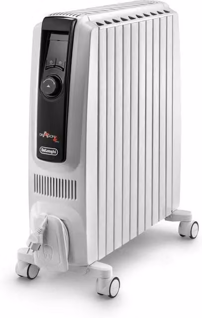 DeLonghi Dragon 4 TRDX41025E Oil Filled Radiator in White