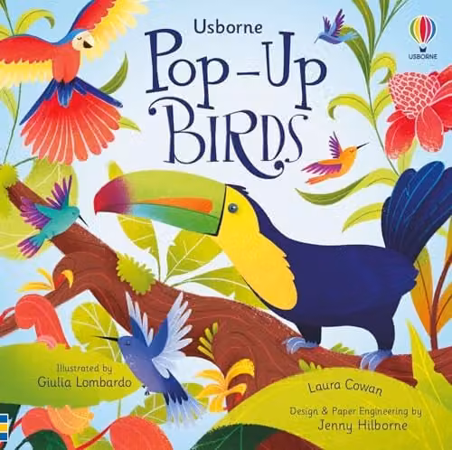 Usborne Pop-Up Birds Board Book by Laura Cowan, Multicolour