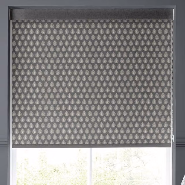 Emily Bond Jaipur Translucent Made to Measure Roller Blind in Grey
