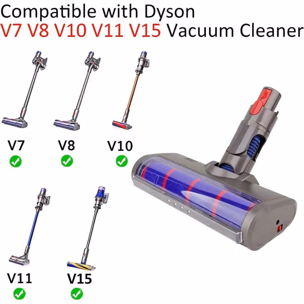 Dyson Complete Vacuum Soft Roller Brush Head in Grey – 3