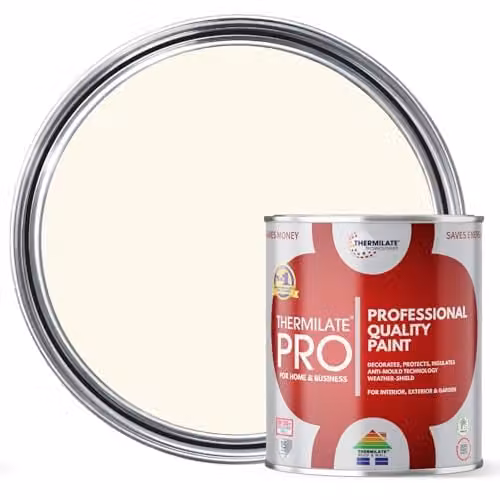 Thermilate Technologies PRO FLEX Multi-Surface All-in-One Paint and Primer, Matt, White, 1 l