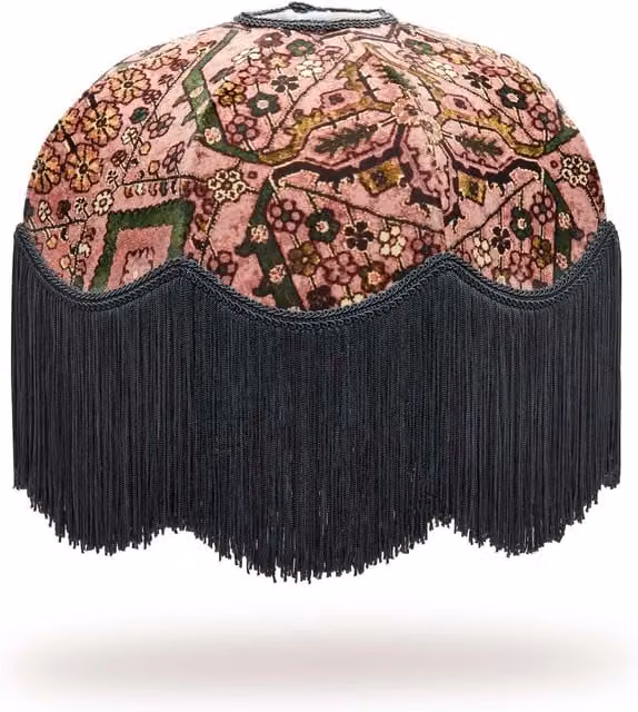 MEY MEH Tilia Velvet Dome Lampshade in Pink