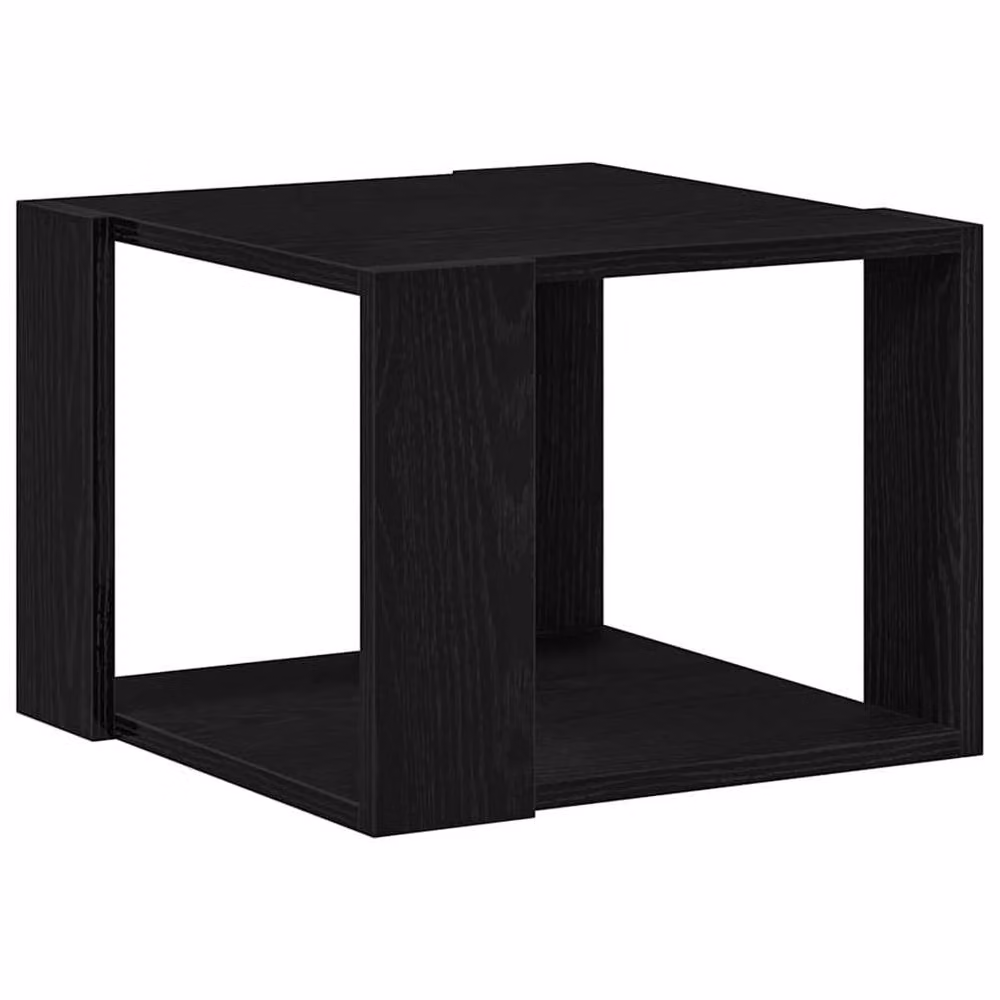 Berkfield Home Traditional Square Coffee Table in Black Oak, W/D/H: 40 x 40 x 30 cm – 3