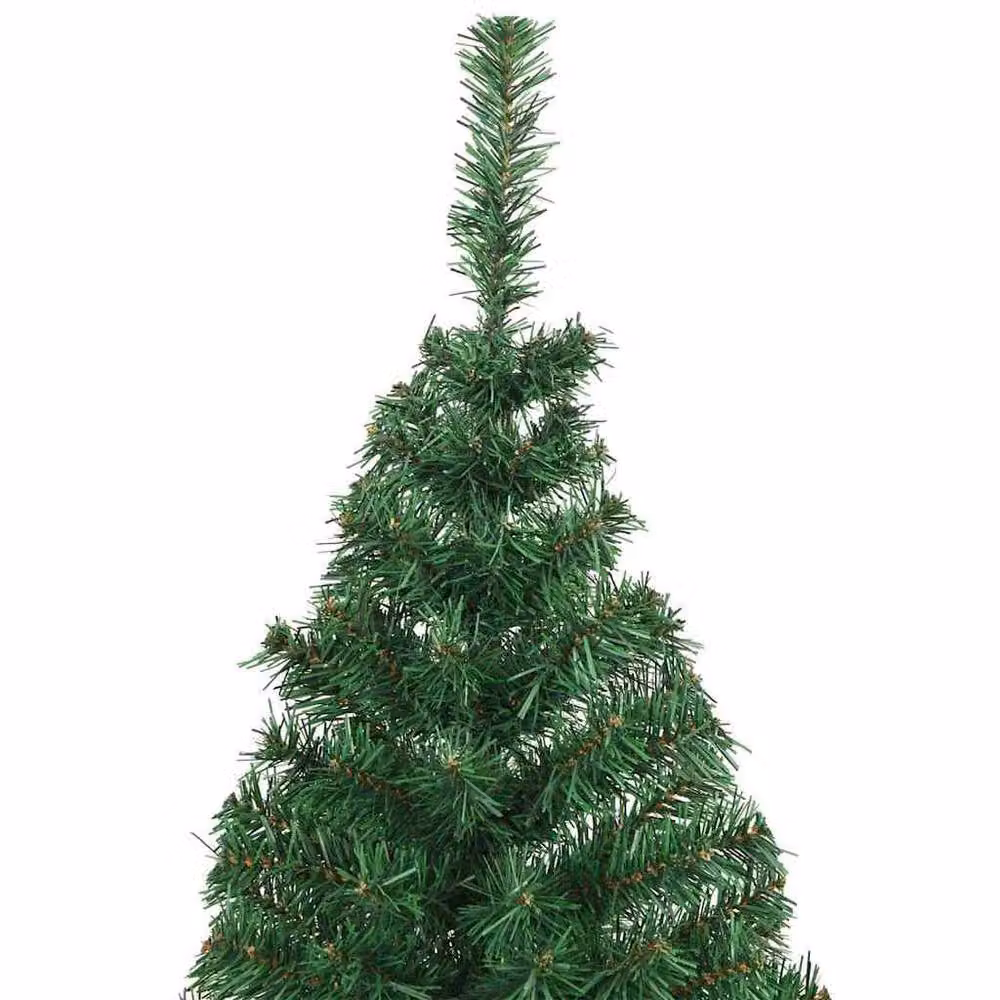 Berkfield Home Artificial Christmas Tree with 300 LEDs and Stand, Green, Height: 210 cm – 3