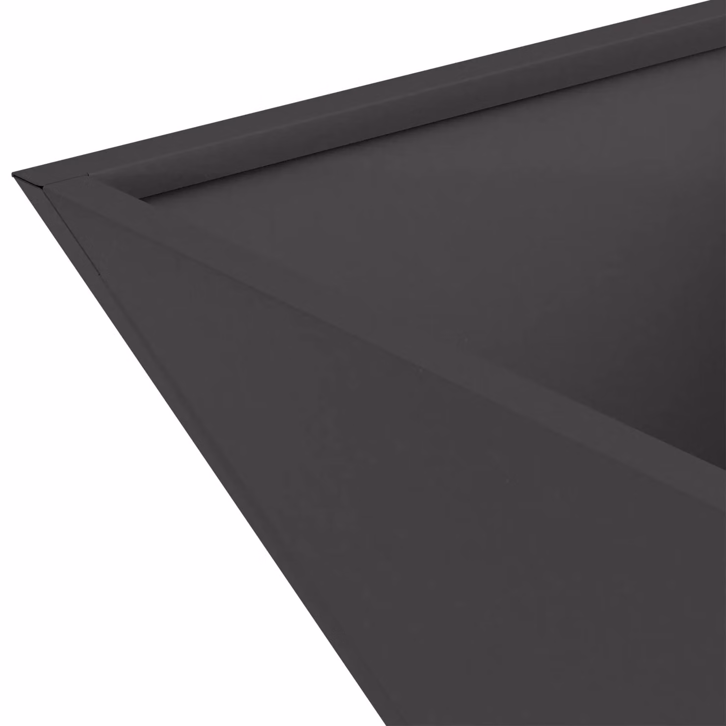 Berkfield Home Steel Garden Bowl Planter, Black, W/D/H: 35 x 35 x 15 cm – 5