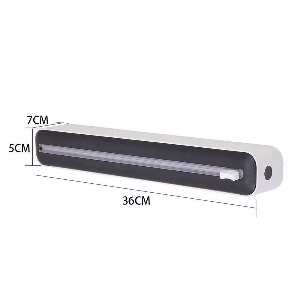 PAWNORA Grey Magnetic Kitchen Cling Film Wrap Dispenser – 2