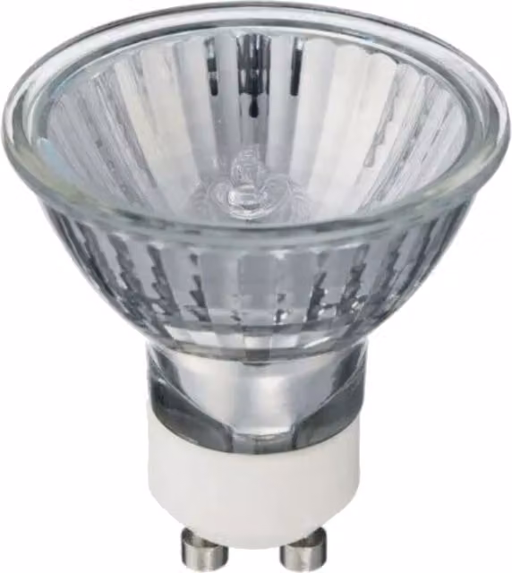 Set of 36 Warm White GU10 LED Spotlight Bulbs with Transparent Glass Diffuser