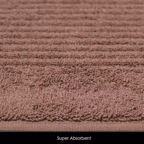 Homescapes Imperial Plain Cotton Bath Mat in Brown, W/D/H: 80 x 50 cm – 3