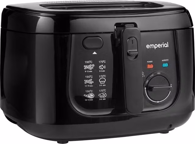 Emperial 2.5L Deep Fat Fryer in Black