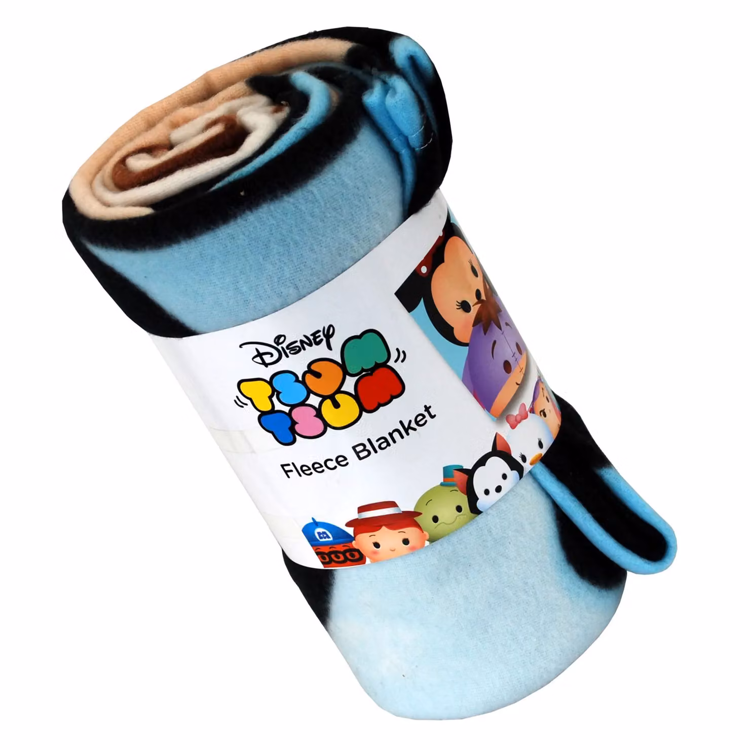 Disney Tsum Tsum Multicolour Polar Fleece Blanket for Children, W/D/H: 150 x 120 x 1 cm