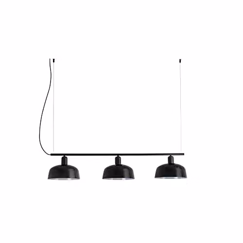 Netlighting Faro Barcelona Tatawin Medium Black Linear Bar Pendant Lamp – 1