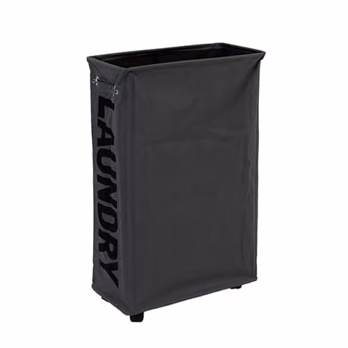 Libbi Lou 55L Laundry Tote Bag with Wheels in Grey, H 63.5 x W 40.5 x D 20 cm