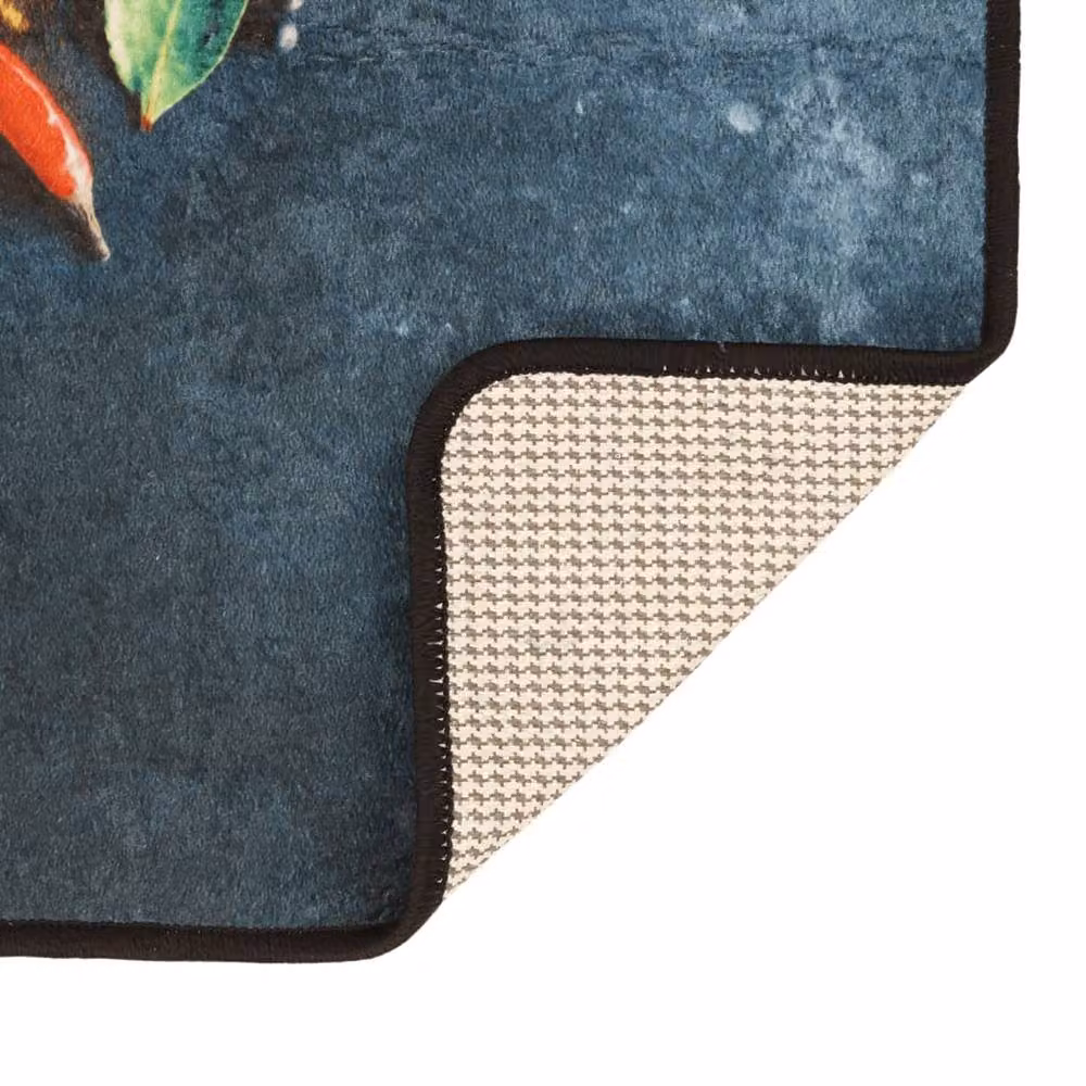 Berkfield Home Multicolour Kitchen Rug, Washable and Anti-Slip, W: 60 cm, L: 180 cm