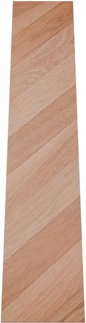 Livingandhome Brown Wood-Look Chevron Self-Adhesive PVC Flooring Planks