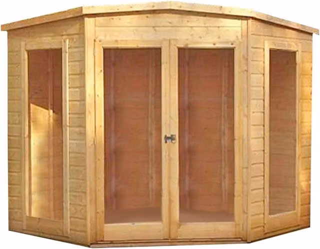 Shires Barclay Shiplap Summerhouse Garden Sun Room in Brown – 1