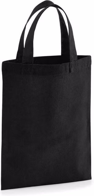 Westford Mill Cotton Party Bag For Life in Black – 1