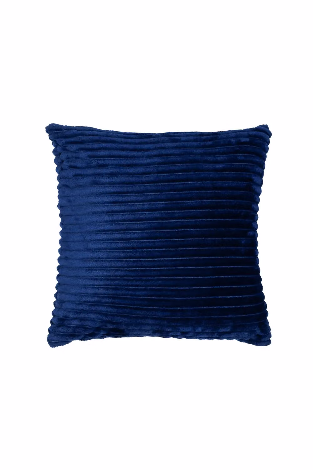 BHS Luxury Ribbon Velvet Cushion in Blue, W/D/H: 45 x 45 x 45 cm – 2