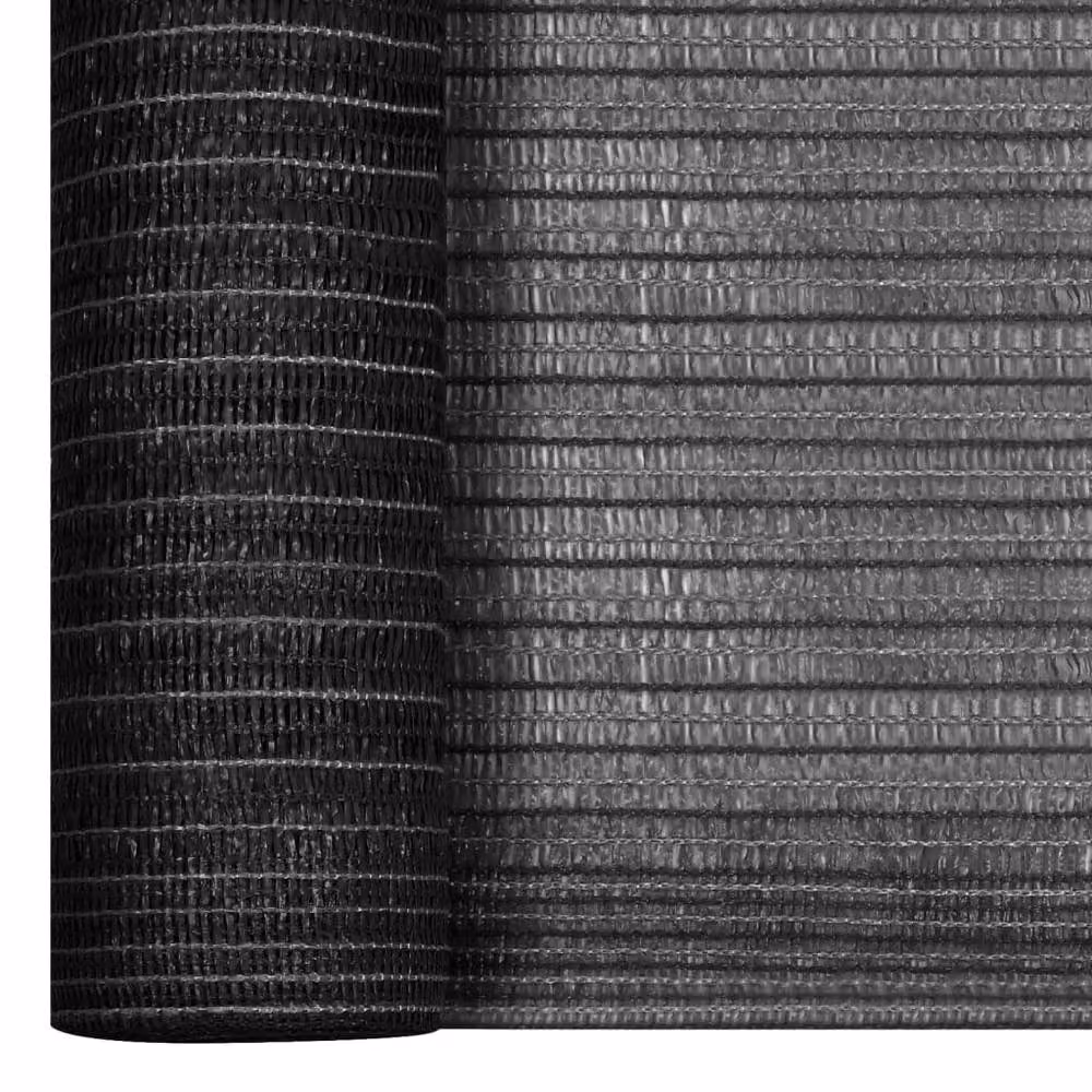 Berkfield Home Privacy Netting in Anthracite and Black, HDPE, 1.2 x 50 m – 2