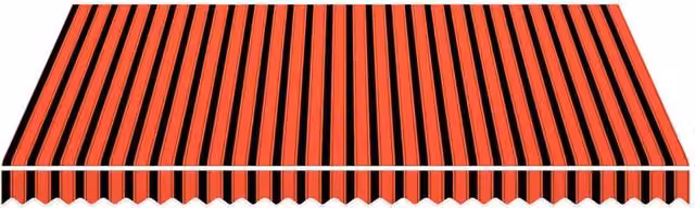Berkfield Home Durable Polyester Awning Sunshade Canvas in Orange and Brown, W: 400 cm, D: 300 cm