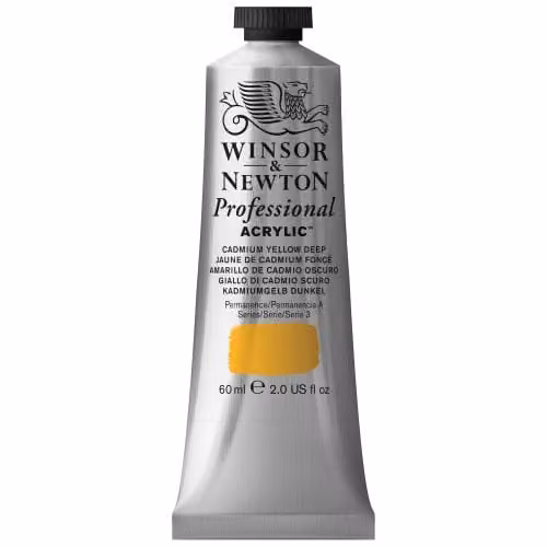 Winsor & Newton Professional Acrylic Colour Cad Yellow Deep, 60 ml – 1