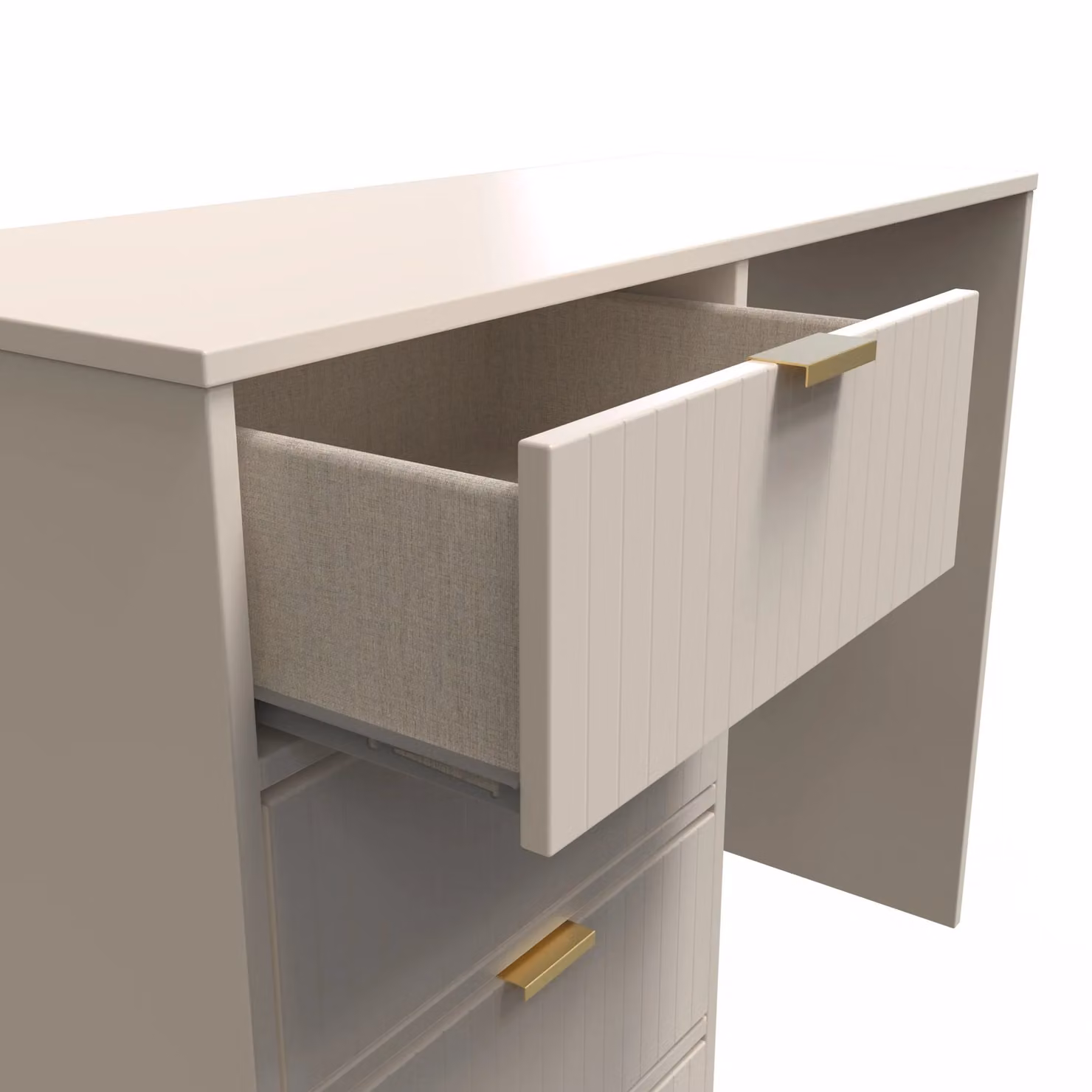 Ready Assembled 2 U Bexley 4 Drawer Vanity in Taupe – 3