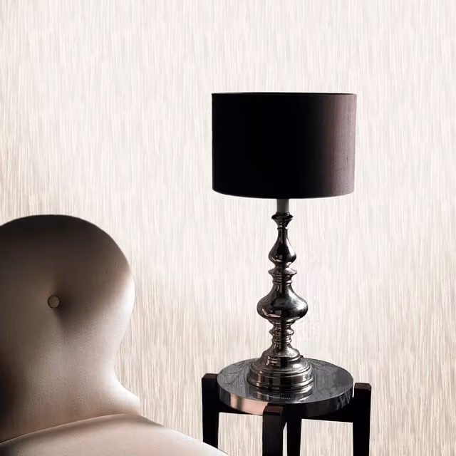 Grandeco Plain White Vinyl Wallpaper