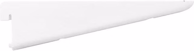Smiths Ironmongery Matt White Steel T-Shape Angle Bracket