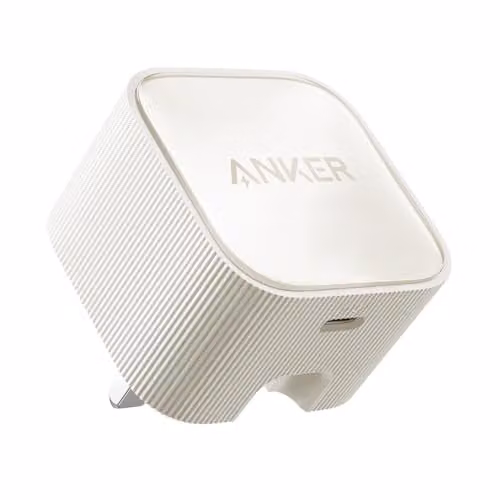 Anker 30W Nano USB-C Charger with Foldable Plug in White – 1