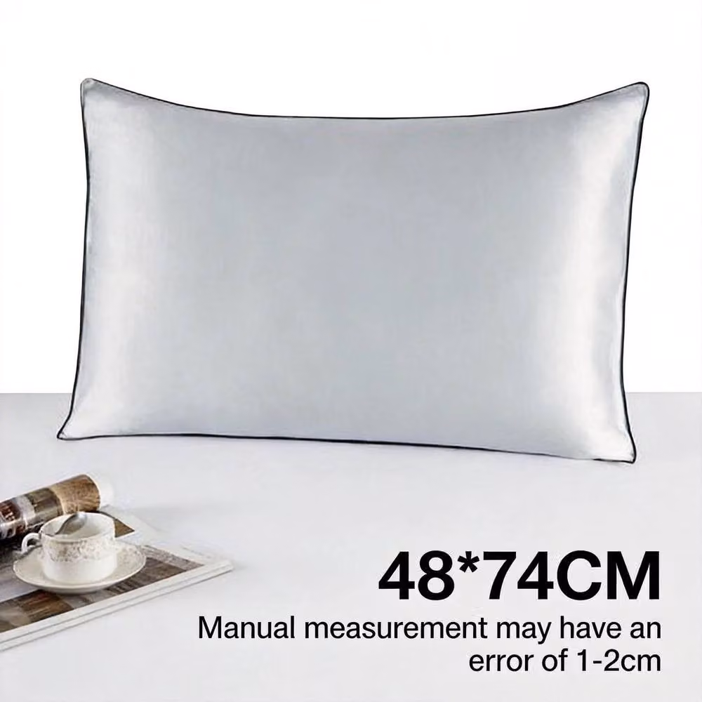 PAWNORA Grey Pure Mulberry Silk Pillowcase for Adults – 2