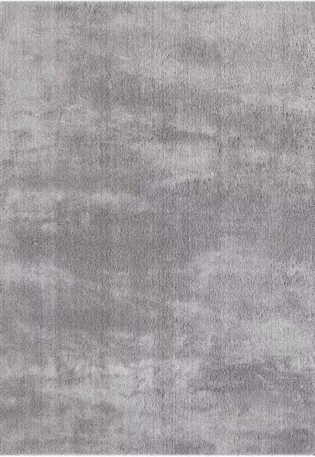 Desire Rugs Comfy Washable Low Pile Living Room Area Rug in Dark Grey, W: 160 cm, L: 220 cm