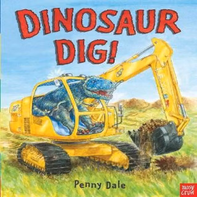 Penny Dale Dinosaur Dig Paperback Book in Multicolour