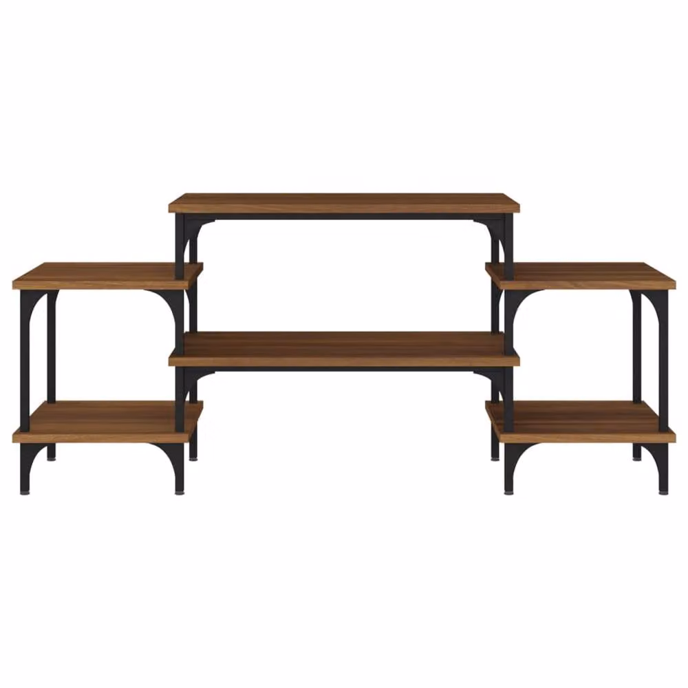 Berkfield Home Brown Oak TV Cabinet, W/D/H: 117 x 35 x 52 cm – 4