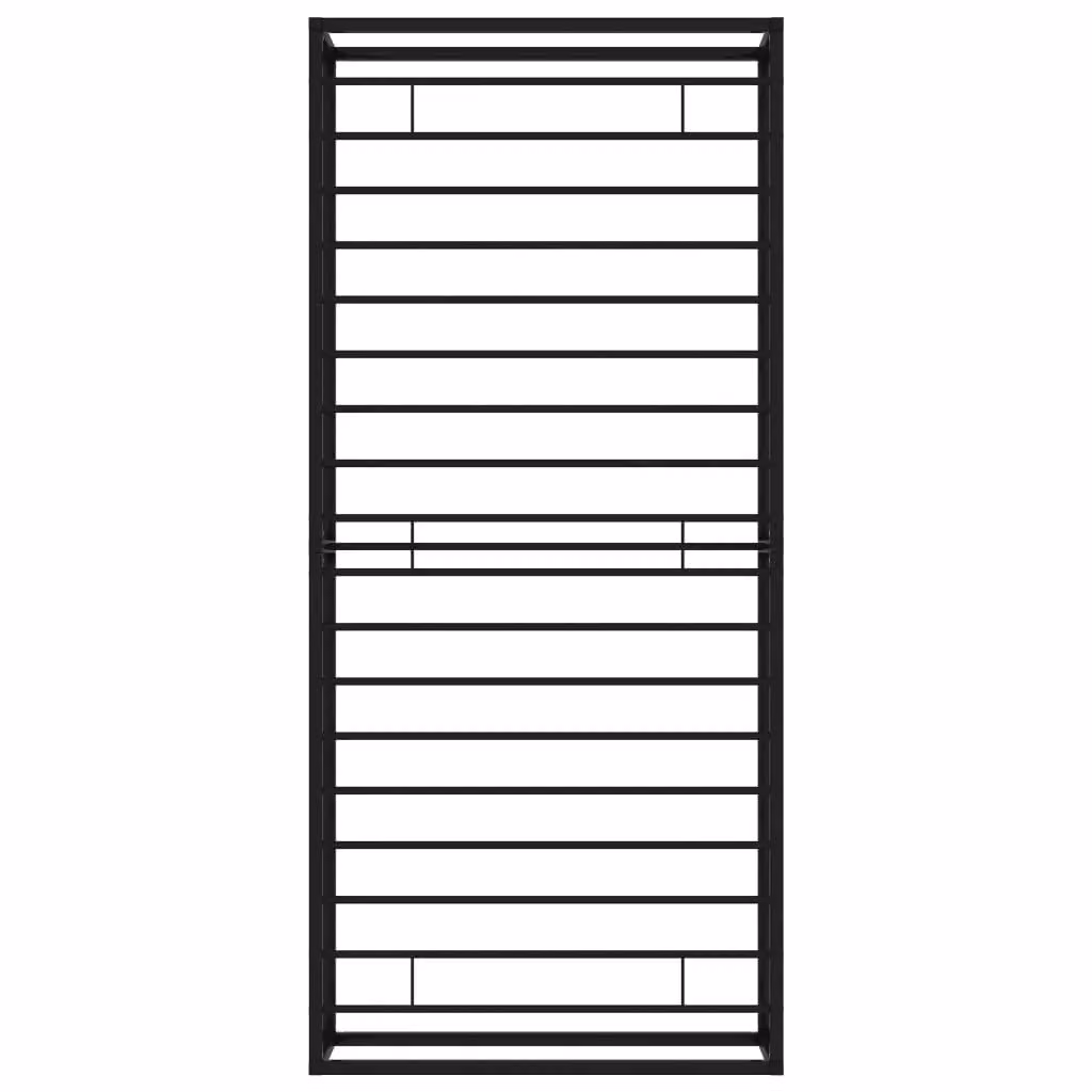 Berkfield Home Modern Metal Bed Frame in Black, W: 90 cm, L: 200 cm – 4