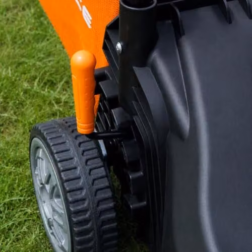 Yard Force GM R40 Hand Push Petrol Lawnmower with 127cc Engine, Orange – 4