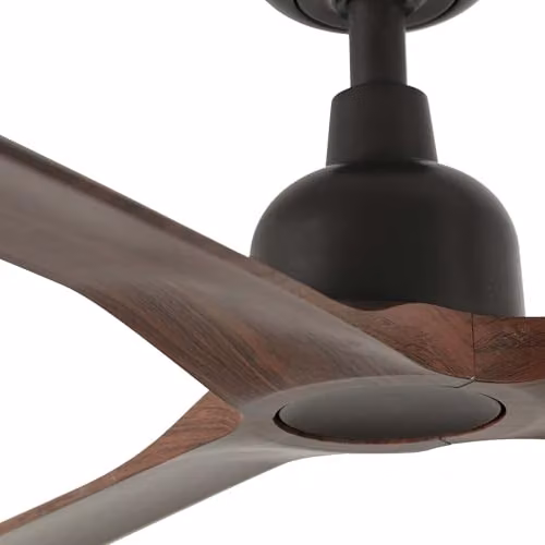 FARO Outwalnut Large 3 Blade Ceiling Fan in Dark Brown IP44 – 4