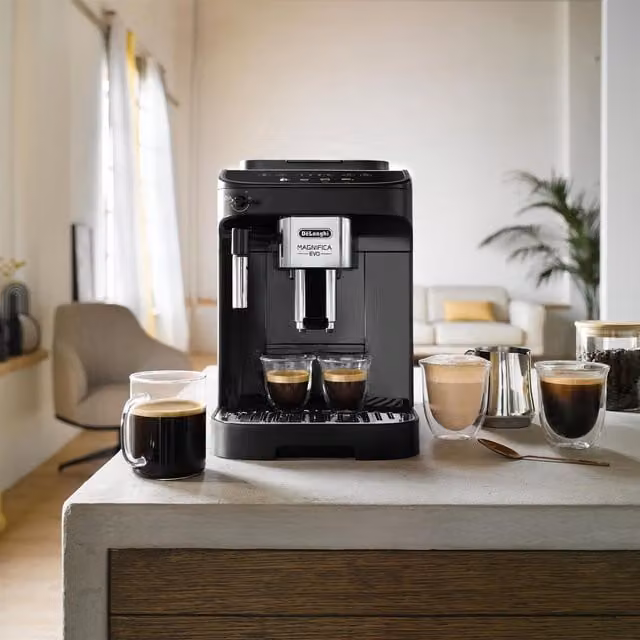 DeLonghi Magnifica Evo Bean to Cup Automatic Coffee Machine, Black