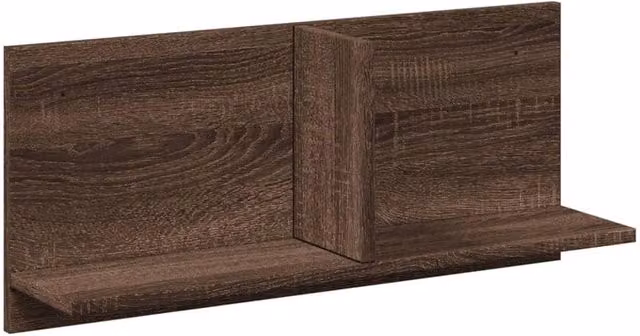 Berkfield Home Wall Cabinet in Brown Oak, W: 70 cm, D: 30 cm, H: 16.5 cm – 1