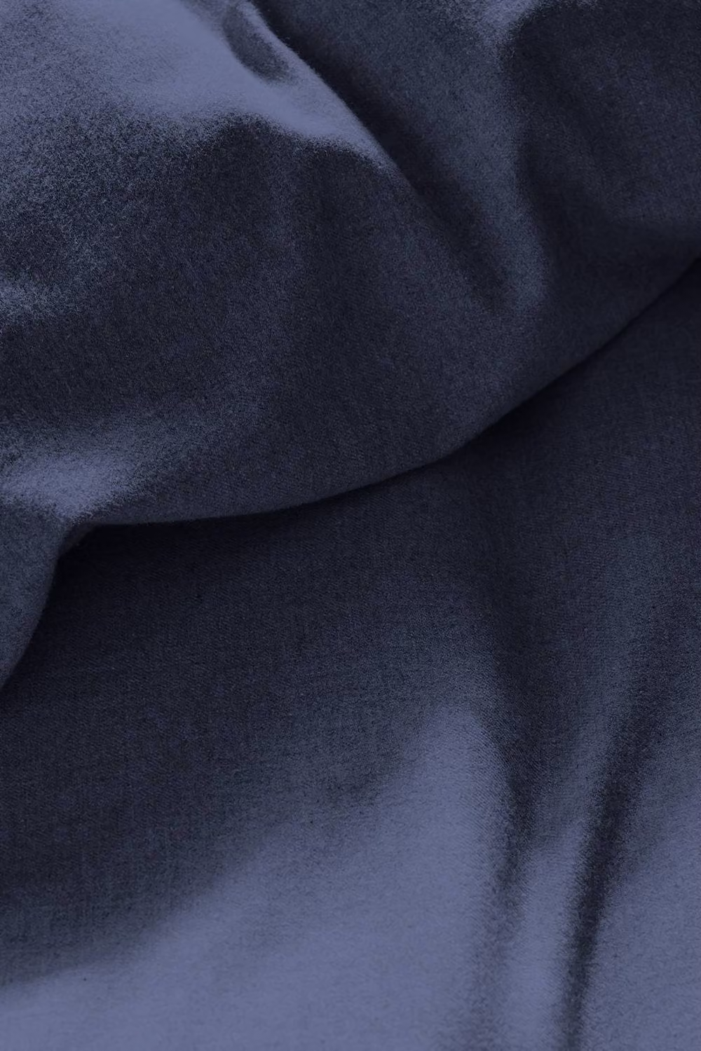 CHRISTY Flannel Brushed Cotton Duvet Cover Set in Blue, W/H: 140 x 200 cm – 3