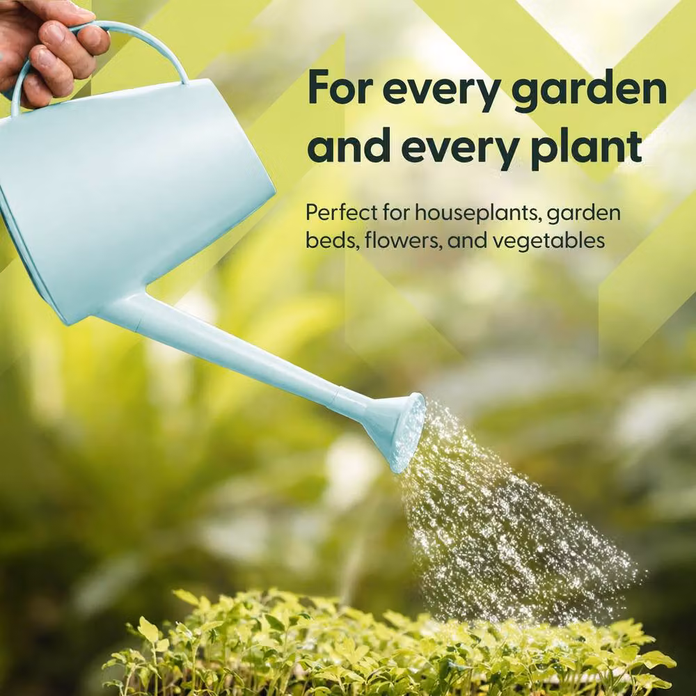 Keplin 1.8L Plastic Watering Can with Sprinkler Rose in Blue – 6