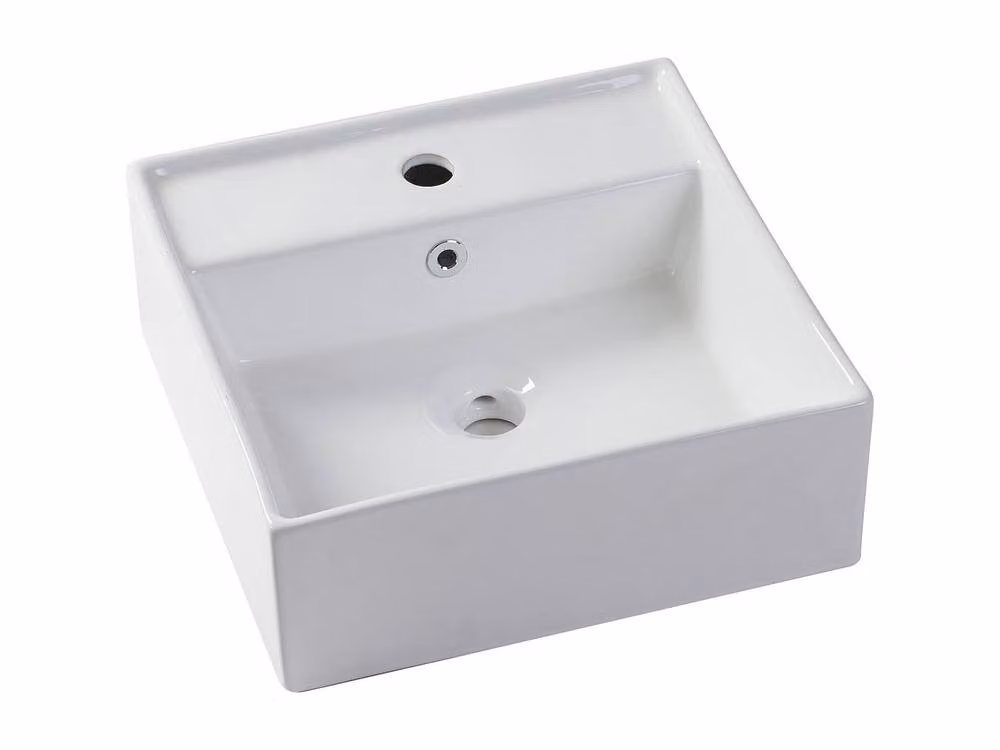 Vente-unique Striped Wall-Mounted Double Bathroom Vanity Unit with Gold Trim in Black, White and Gold, W/D/H: 120 x 47 x 54 cm – 3