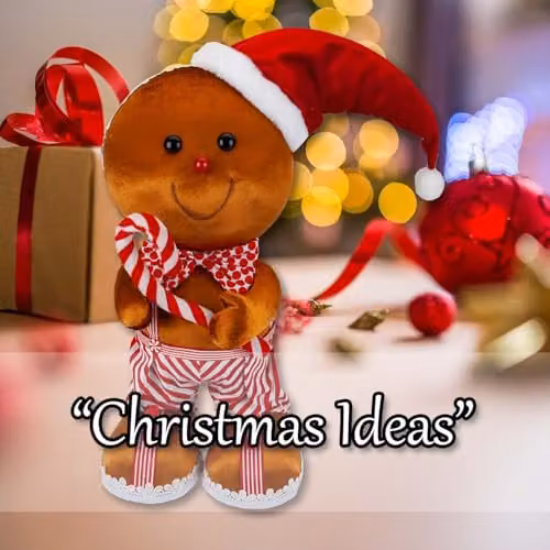 VFM e-Store Christmas Gingerbread Man Decoration in Red and Brown, W/H: 46 x 27 cm – 5