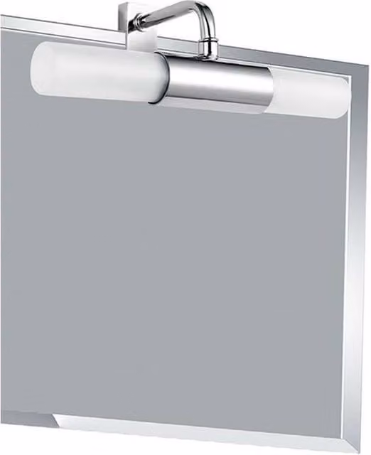 Netlighting SPOT 2 Chrome Bathroom Over Mirror Light, W/D/H: 23 x 9 x 17 cm