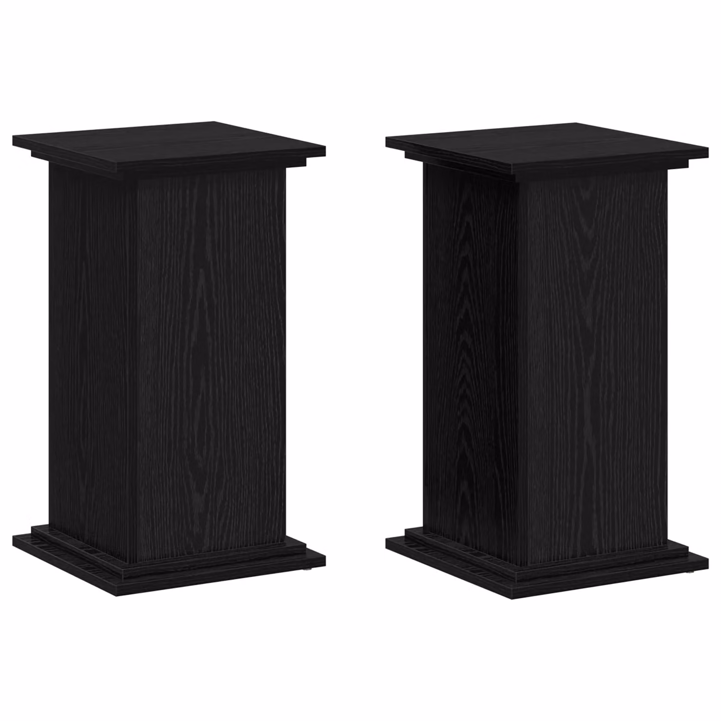 Berkfield Home Black Oak Plant Stand, W/D/H: 33 x 33 x 60 cm – 2