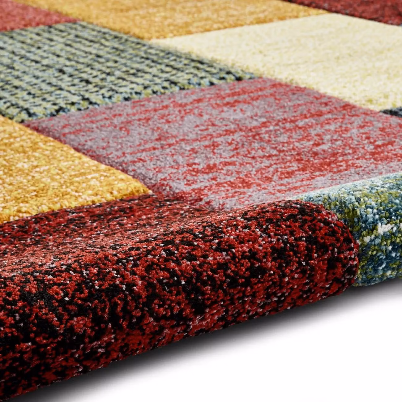 The Rug Shop UK Hand Tufted Modern Geometric Multicolour Area Rug, W: 200 cm, D: 290 cm – 6